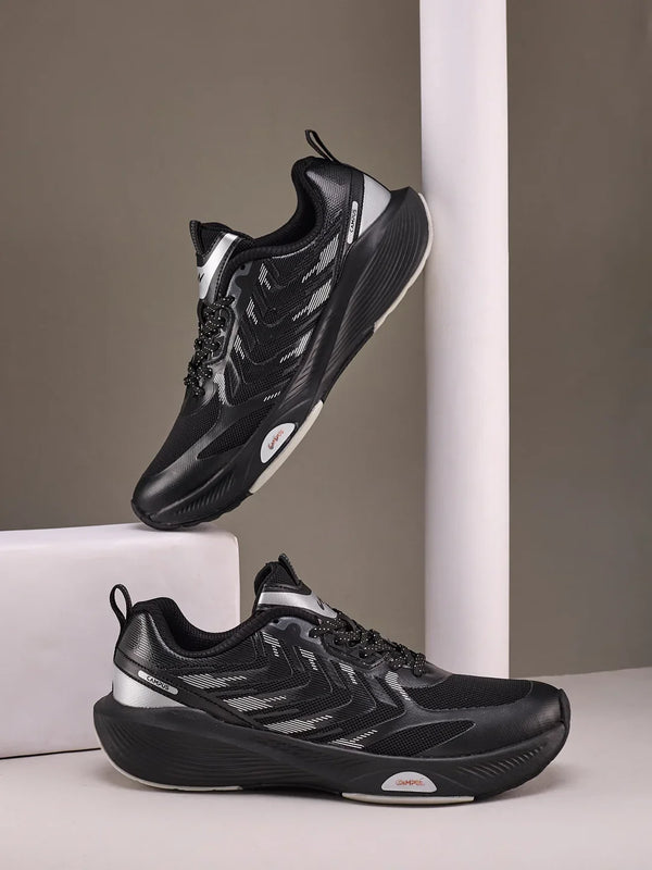 SNIPER Black Men's Running Shoes