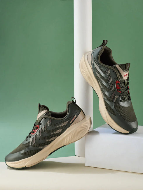 SNIPER Olive Men's Running Shoes