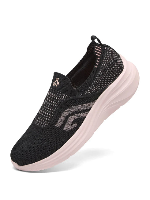 SNUTO Black Women's Walking Shoes