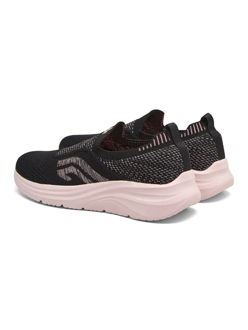 SNUTO Black Women's Walking Shoes