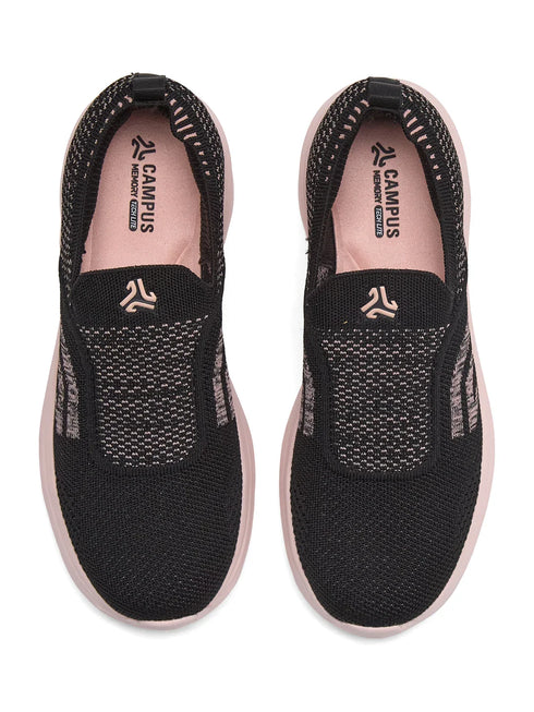 SNUTO Black Women's Walking Shoes