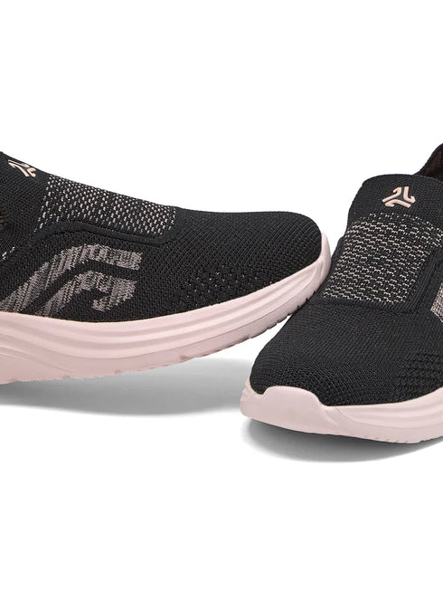 SNUTO Black Women's Walking Shoes