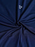 Men's Navy Solid Round Neck T-Shirt