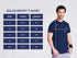 Men's Navy Solid Round Neck T-Shirt