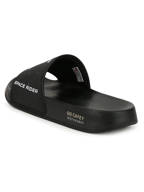 SPACE RIDER-SL Black Men's Slides