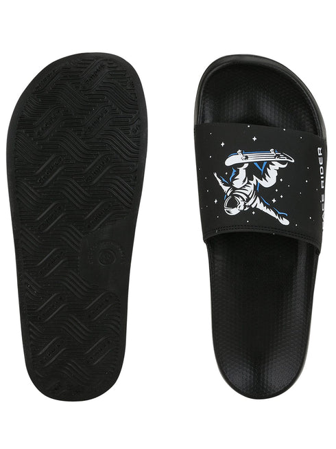 SPACE RIDER-SL Black Men's Slides