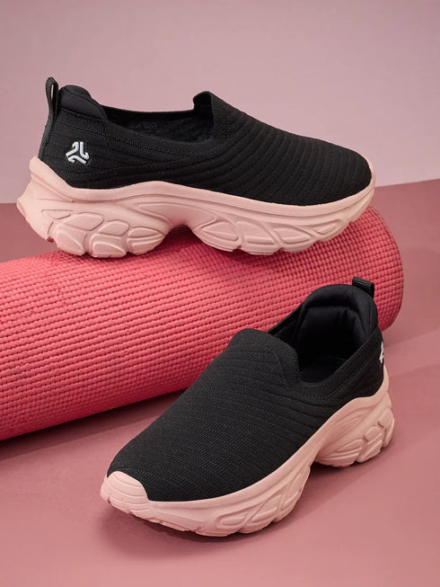 SPERO Black Women's Walking Shoes