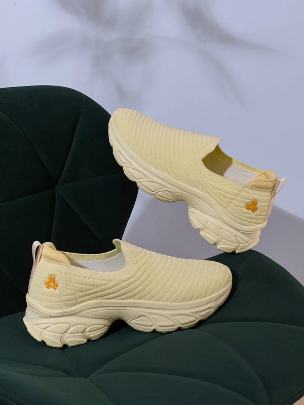 SPERO Yellow Women's Walking Shoes