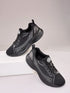 SPINE Black Men's Running Shoes