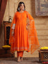 Women Regular Gotta Patti Anarkali Kurta With Trousers & Dupatta