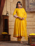 Women Regular Gotta Patti Anarkali Kurta With Trousers & Dupatta
