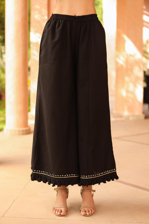 Women Knitted Palazzos