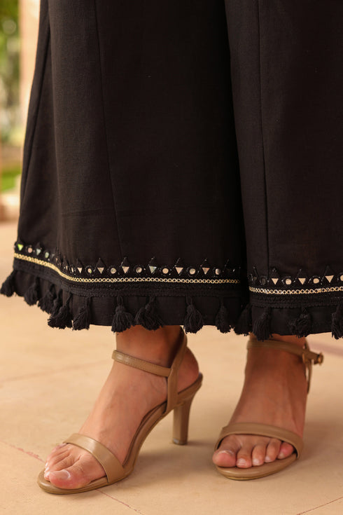 Women Knitted Palazzos