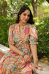 Women Floral Printed Puff Sleeve Fit & Flare Dress
