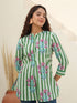 Women Floral Printed A-Line Cotton Top