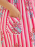 Floral Printed Pure Cotton A-Line Midi Dress