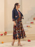 Women Ethnic Motifs Printed Pure Cotton Fit & Flare Midi Dress