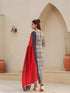 Women Printed Regular Pure Cotton Kurta with Trousers & With Dupatta