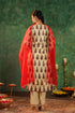 Women Ethnic Motifs Printed Regular Beads and Stones Kurta with Trousers & With Dupatta