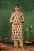 Women Ethnic Motifs Printed Regular Beads and Stones Kurta with Trousers & With Dupatta
