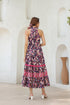 Paisley Printed Pure Cotton Ethnic Midi Dress