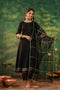 Women Regular Gotta Patti Anarkali Kurta With Trousers & Dupatta