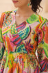 Floral Print Cotton Empire Top