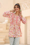Floral Print Cotton Top