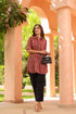 Women Standard Fit Vertical Striped Spread Collar Pure Cotton Casual Shirt