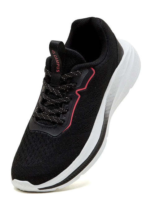 SPREE Black Women's Running Shoes