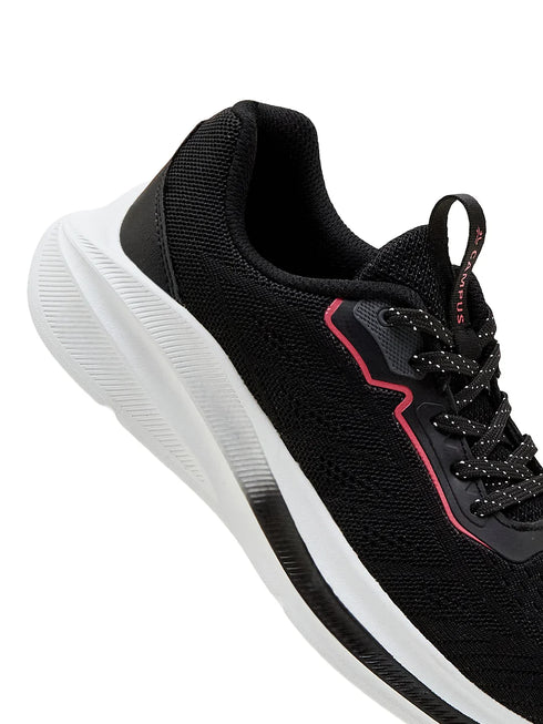 SPREE Black Women's Running Shoes