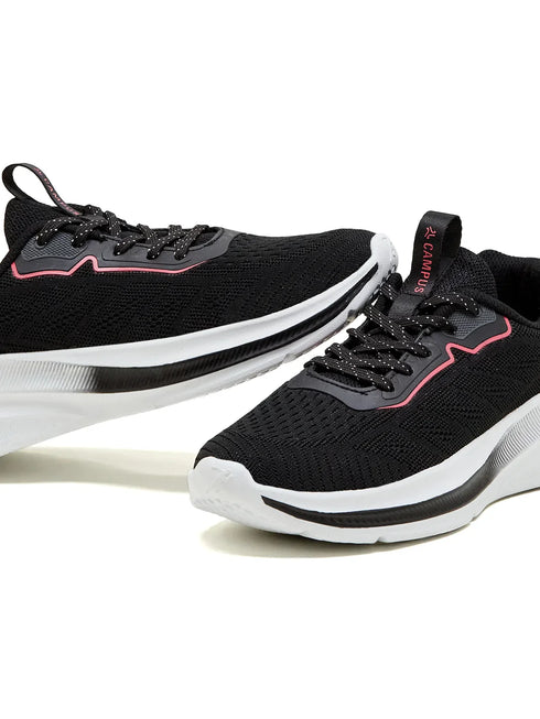 SPREE Black Women's Running Shoes