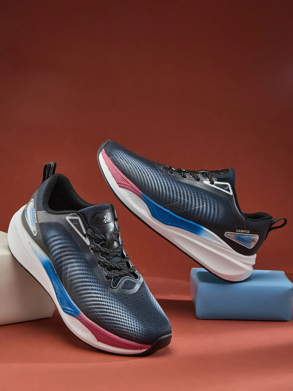 STAVE Black Men's Running Shoes