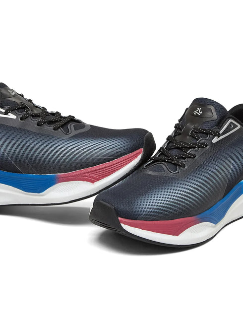 STAVE Black Men's Running Shoes