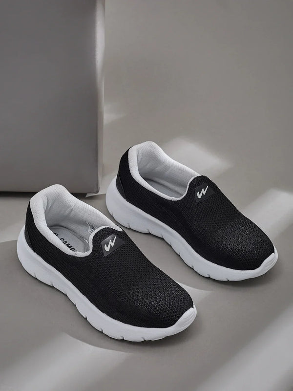 STEEVY KIDS Black Kids Walking Shoes