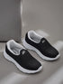STEEVY KIDS Black Kids Walking Shoes