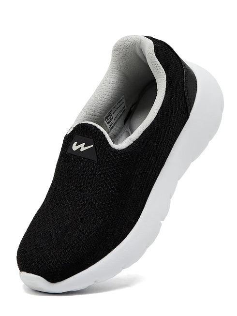 STEEVY KIDS Black Kids Walking Shoes