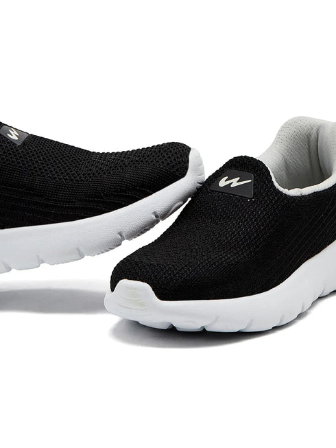 STEEVY KIDS Black Kids Walking Shoes
