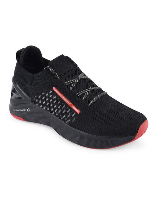 STREET-RUN Black Men's Running Shoes