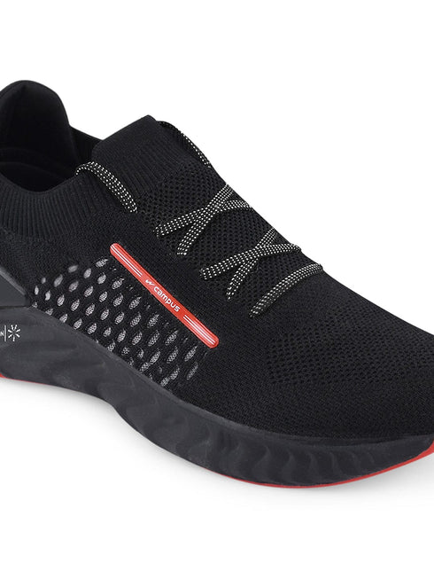 STREET-RUN Black Men's Running Shoes