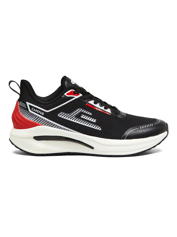 STRUT Black Men's Running Shoes