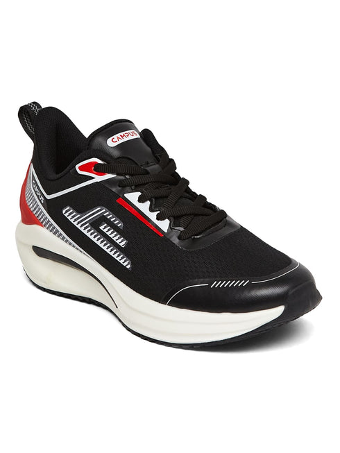 STRUT Black Men's Running Shoes