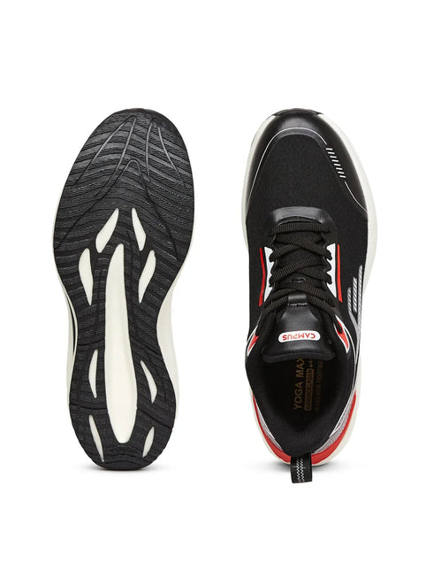 STRUT Black Men's Running Shoes