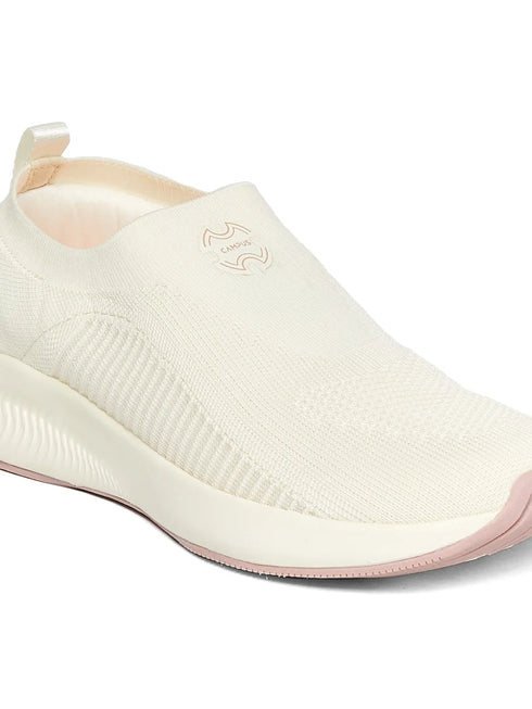 SUAVE Off White Women's Walking Shoes