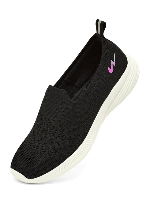 SWING Black Women's Walking Shoes