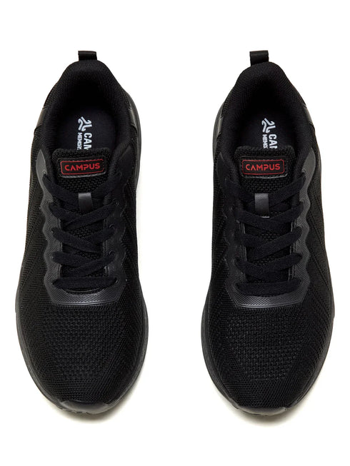 SWOON Black Men's Running Shoes