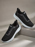 SWOON Black Men's Running Shoes