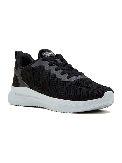 SWOON Black Men's Running Shoes