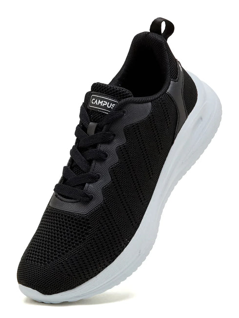 SWOON Black Men's Running Shoes