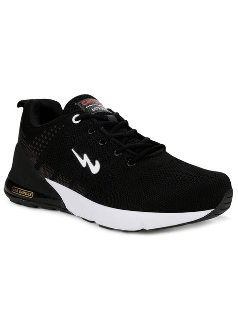 SYRUS Black Men's Running Shoes